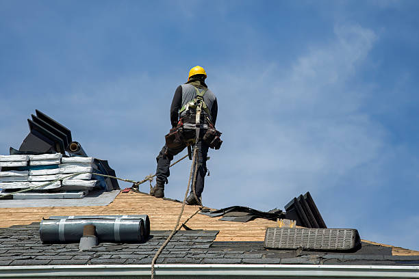 Professional Roof Replacement technician working in Abie, NE